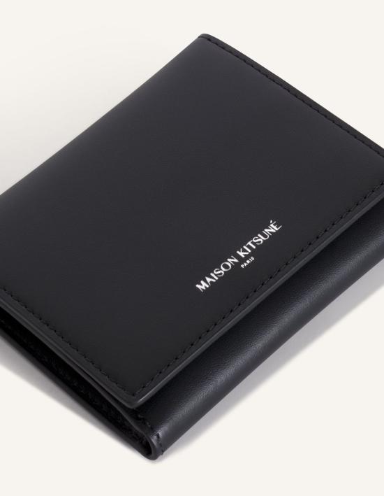 26SS 메종키츠네 가죽소품 QU05702LR0072 P199 BLACK - MAISON KITSUNE