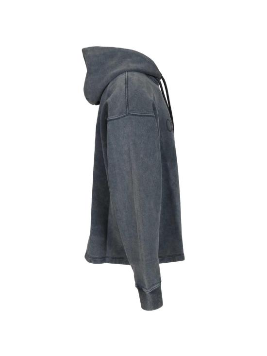 26SS 오프화이트 후드 티셔츠 OMBB12MS26FLE003 4001 NIGHTSKY - OFF WHITE