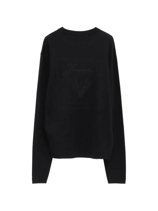 26SS 자크뮈스 스웨터 SWM00618AK00305 9NZ BLACK - JACQUEMUS