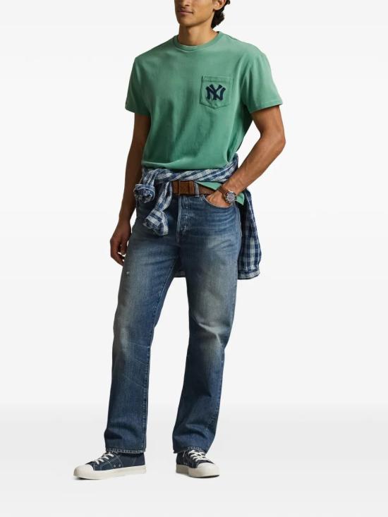 26SS 폴로 랄프로렌 반팔 티셔츠 710B14475002 BAYGREEN - POLO RALPH LAUREN