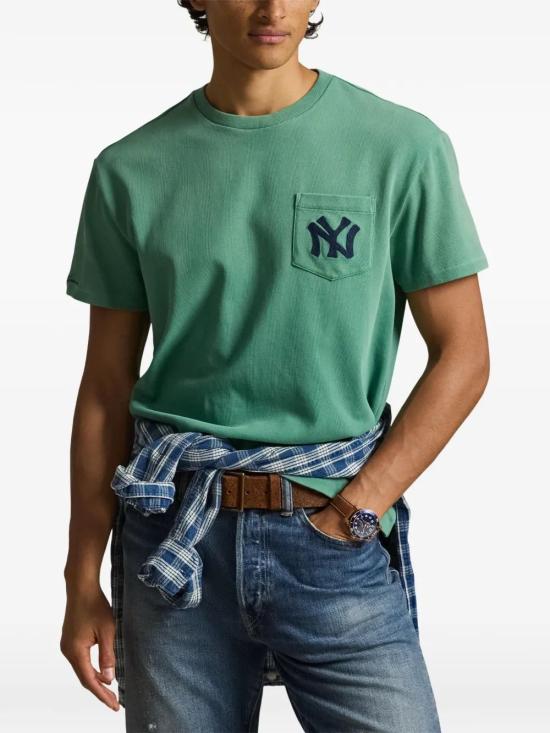 26SS 폴로 랄프로렌 반팔 티셔츠 710B14475002 BAYGREEN - POLO RALPH LAUREN