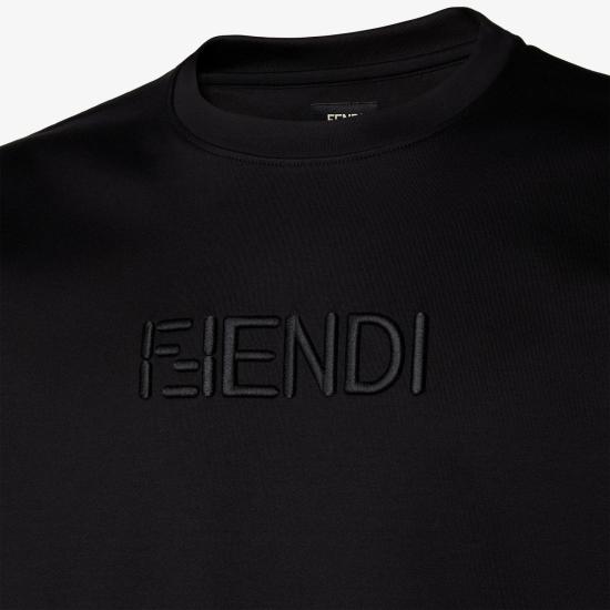 26SS 펜디 반팔 티셔츠 FY1319AY0G F0QA1 NERO - FENDI