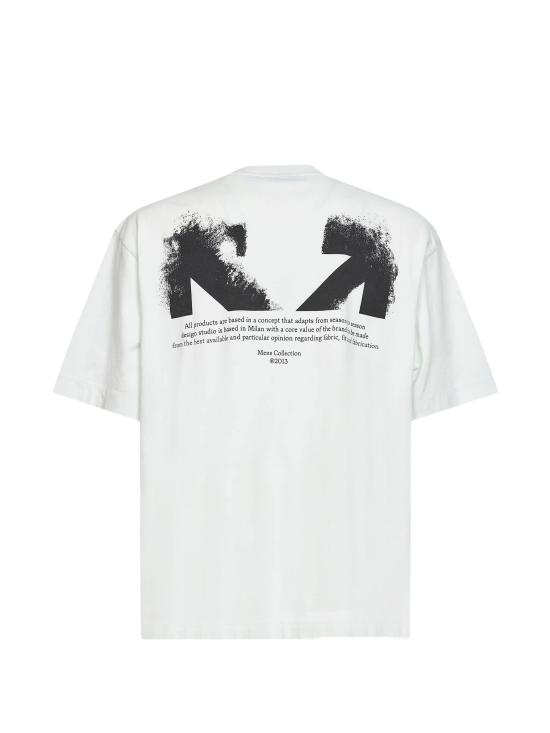 26SS 오프화이트 반팔 티셔츠 OMAA120S26JER008 3032 BLUEWASH - OFF WHITE