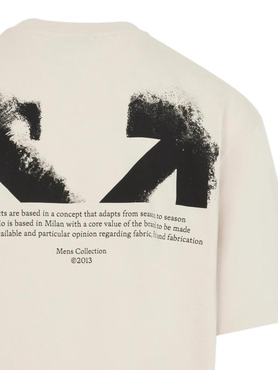 26SS 오프화이트 반팔 티셔츠 OMAA120S26JER008 2070 PUMICSTONE - OFF WHITE