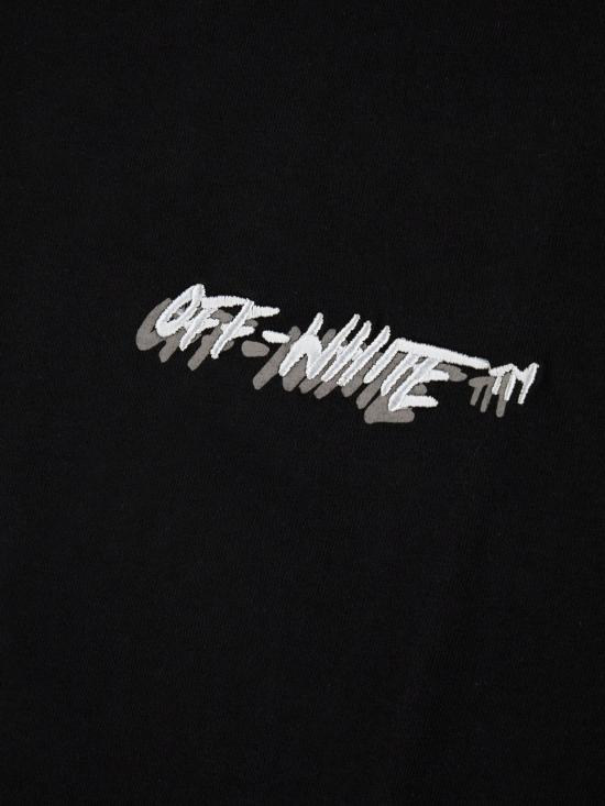 26SS 오프화이트 반팔 티셔츠 OMAA027S26JER009 0001 BLACK - OFF WHITE