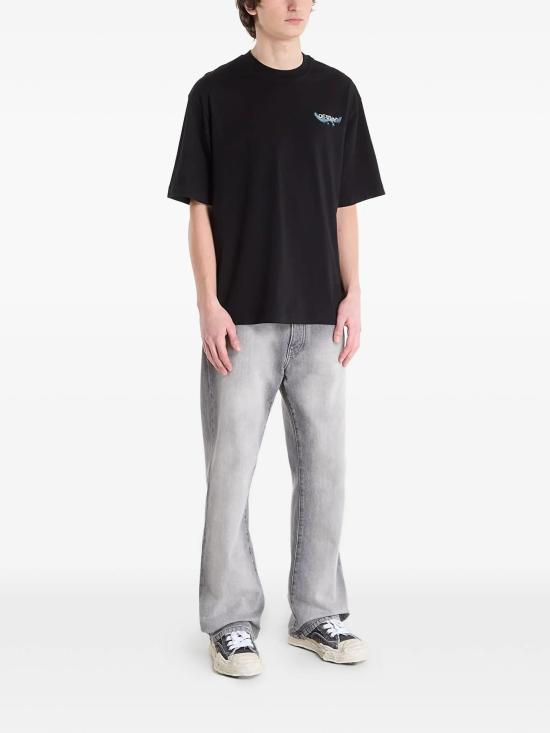 26SS 오프화이트 반팔 티셔츠 OMAA120S26JER00E 0001 BLACK - OFF WHITE