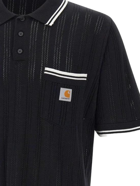 26SS 칼하트 WIP 숏슬리브 램지 폴로 티셔츠 I036168 K02XX BLACKWAX - CARHARTT WIP