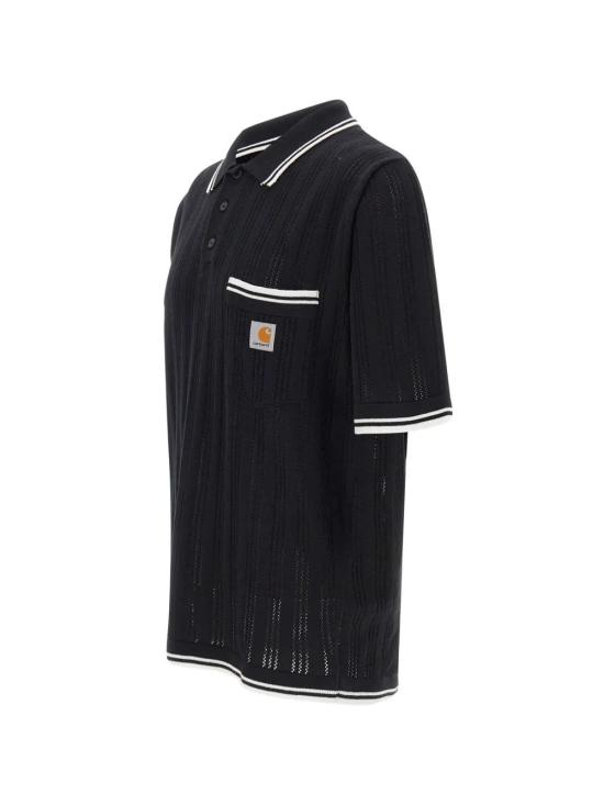 26SS 칼하트 WIP 숏슬리브 램지 폴로 티셔츠 I036168 K02XX BLACKWAX - CARHARTT WIP