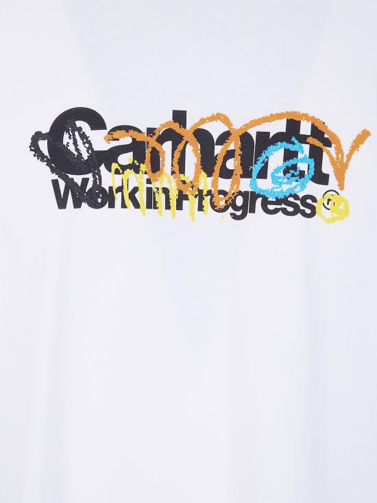 26SS 칼하트 WIP 숏슬리브 프라이머리 티셔츠 I036238 02XX WHITE - CARHARTT WIP