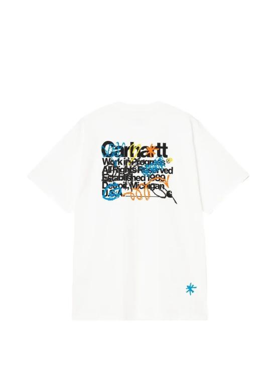 26SS 칼하트 WIP 숏슬리브 프라이머리 티셔츠 I036238 02XX WHITE - CARHARTT WIP