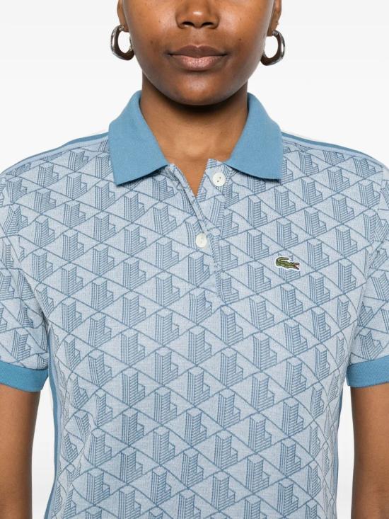 26SS 라코스테 미디 원피스 EF2655DRESS1QI BLUE - LACOSTE