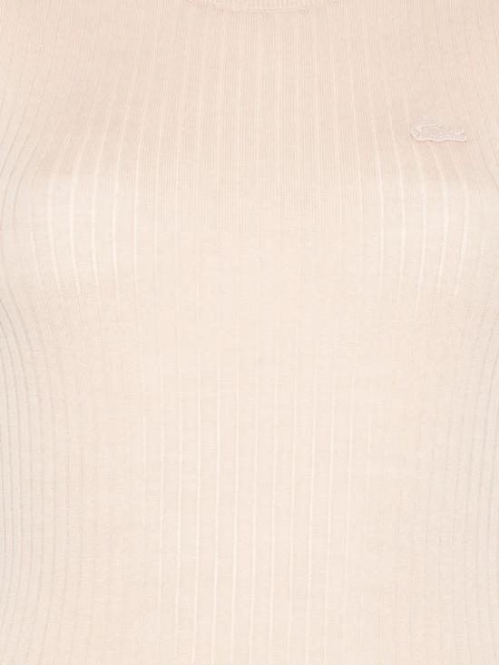 26SS 라코스테 반팔 티셔츠 AF9988SWEATERX6F BEIGE - LACOSTE