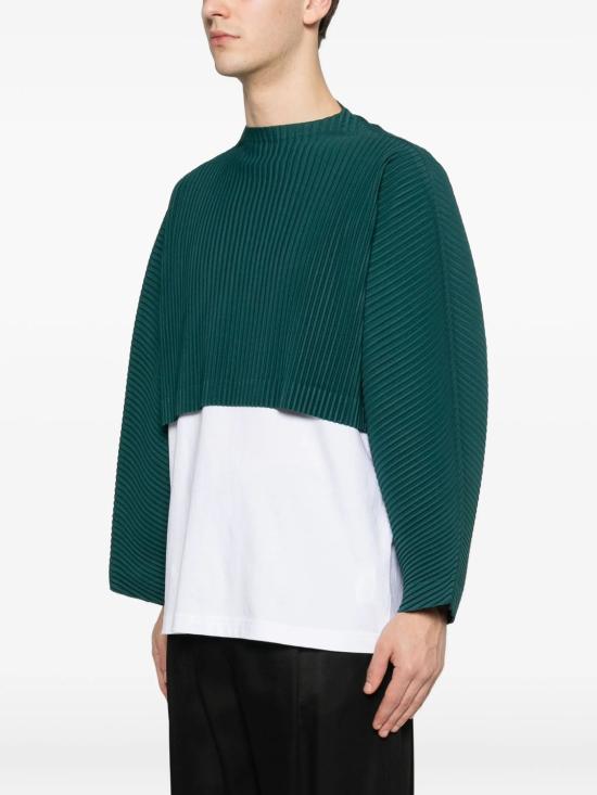 26SS 옴므 플리세 이세이 미야케 스웨터 HP66JK17178PF GREEN - HOMME PLISSE' ISSEY MIYAKE