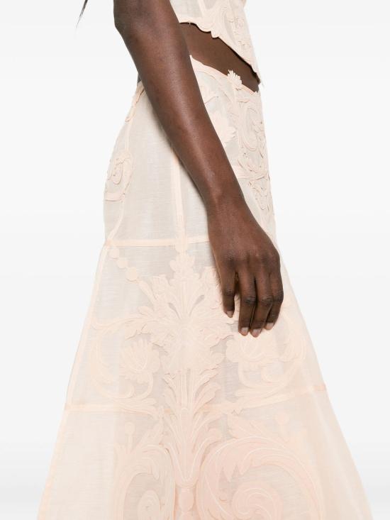 26SS 짐머만 미디 스커트 6353SC61 PINK - ZIMMERMANN