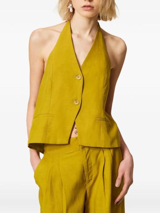 26SS 트윈셋 반팔 티셔츠 261TT2551 YELLOW - TWINSET