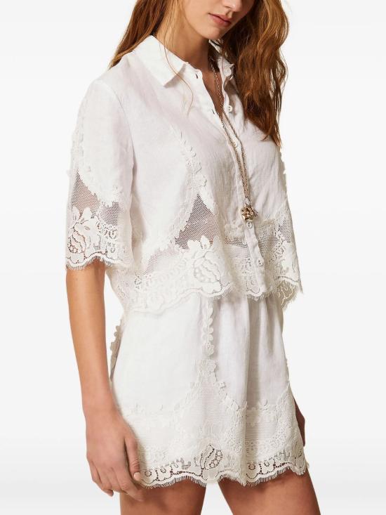 26SS 트윈셋 스트레이트 팬츠 261TT2183 WHITE - TWINSET