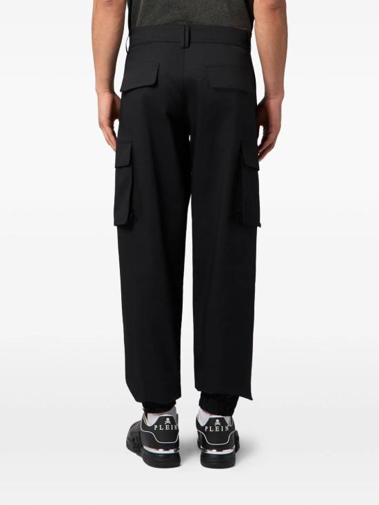 26SS 필립 플레인 스트레이트 팬츠 SAFCMRT1653PTE003N02 BLACK - PHILIPP PLEIN