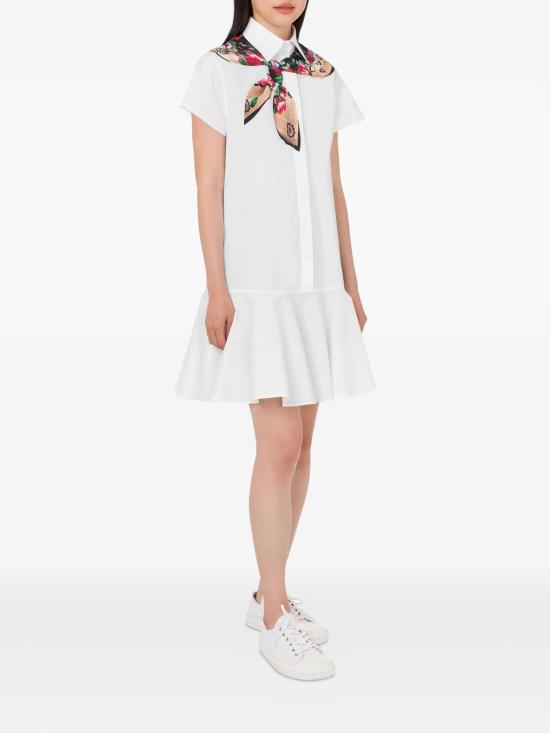 26SS 모스키노 미디 원피스 261E046105311001 WHITE - MOSCHINO