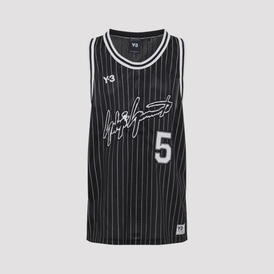 26SS 와이쓰리 엘리트 5 베스킷볼 저지 슬리브리스 티셔츠 KS7641 BLACK - Y-3