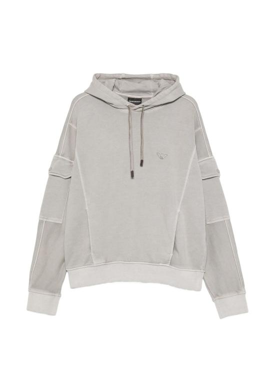 26SS 엠포리오 아르마니 후드 티셔츠 EM004863AF13713U8049 GRAY