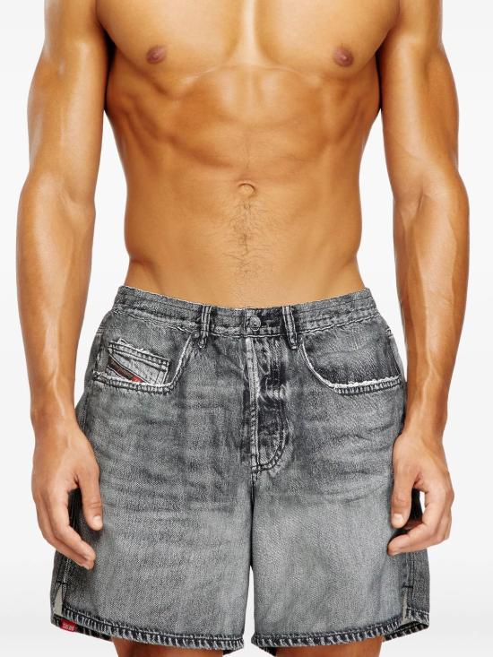 26SS 디젤 Soccer-41-dnm 스윔 쇼츠 A205350GSBCE7404 GRAY - DIESEL