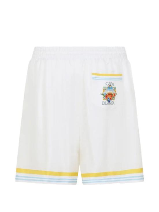26SS 카사블랑카 스트레이트 팬츠 SS26TR39909 WHITE - CASABLANCA