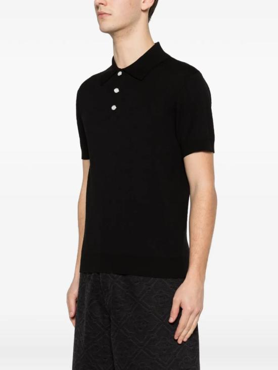 26SS 카사블랑카 반팔 티셔츠 SS26KW129501 BLACK - CASABLANCA