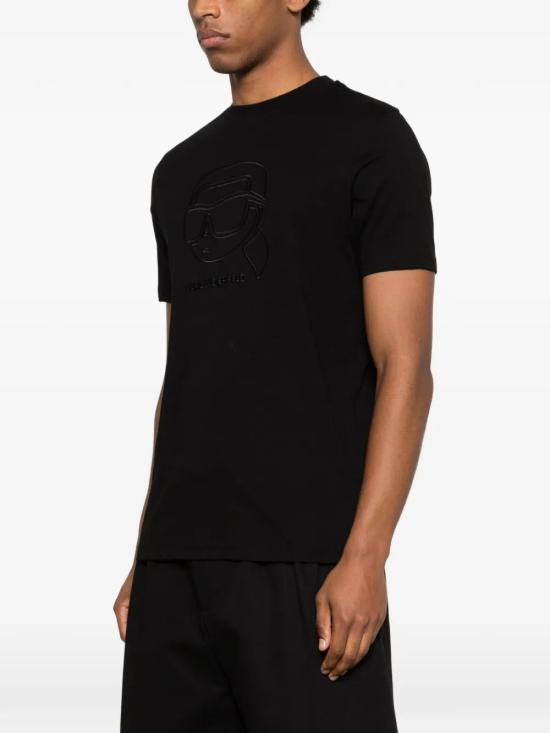 26SS 칼라거펠트 반팔 티셔츠 755052561224990 BLACK - KARL LAGERFELD
