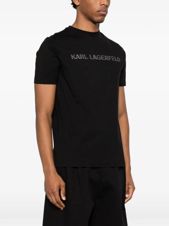 26SS 칼라거펠트 반팔 티셔츠 755076561255990 BLACK - KARL LAGERFELD