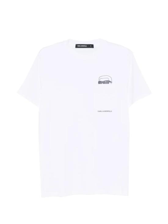 26SS 칼라거펠트 반팔 티셔츠 75504756122110 WHITE