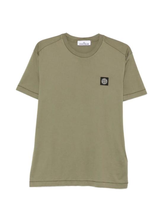 26SS 스톤 아일랜드 60/2 코튼 저지 슬림핏 티셔츠 L1S152100027S0013V00 GREEN
