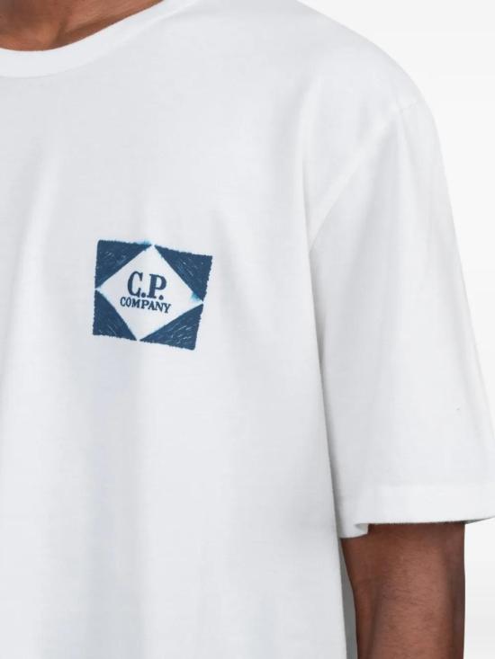 26SS 씨피 컴퍼니 반팔 티셔츠 20CMTS267A110656W103 WHITE - C.P. COMPANY