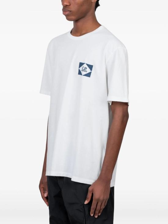 26SS 씨피 컴퍼니 반팔 티셔츠 20CMTS267A110656W103 WHITE - C.P. COMPANY