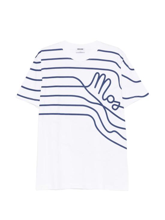 26SS 모스키노 반팔 티셔츠 261ZZ071602411001 WHITE