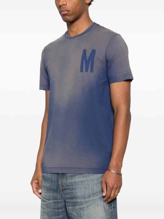 26SS 모스키노 반팔 티셔츠 261ZZ070702413290 BLUE - MOSCHINO