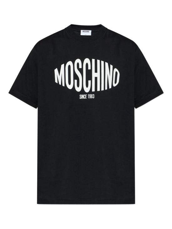 26SS 모스키노 반팔 티셔츠 261ZZ070202411555 BLACK
