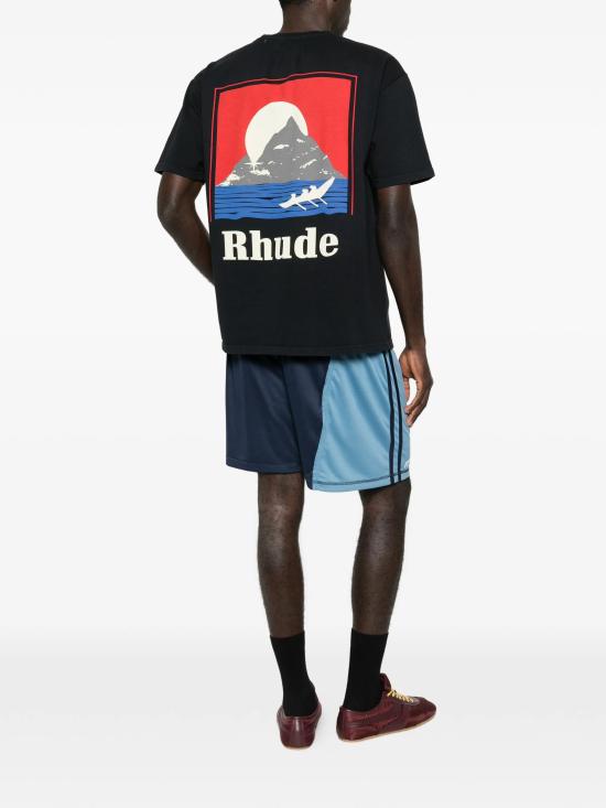 26SS 루드 반팔 티셔츠 RHPS26TT180126011 BLACK - RHUDE