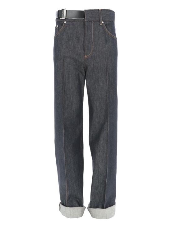 25FW 스텔라 맥카트니 스트레이트 팬츠 6D03933SQH234123 BLUE