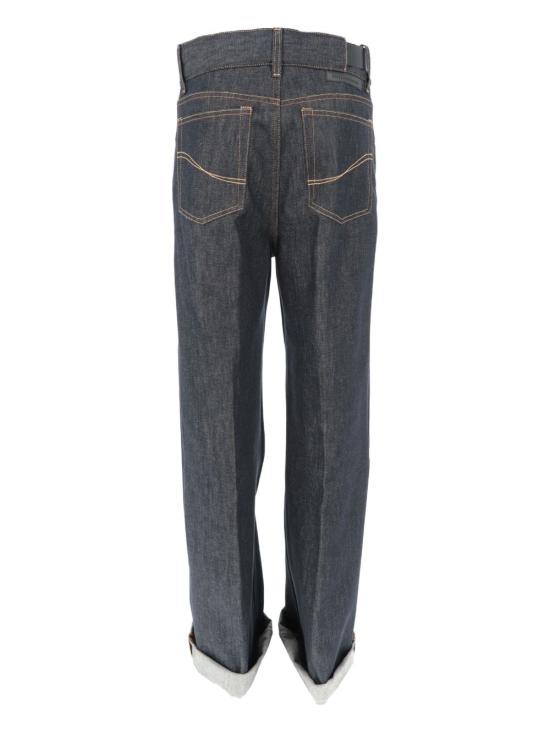 25FW 스텔라 맥카트니 스트레이트 팬츠 6D03933SQH234123 BLUE - STELLA MCCARTNEY
