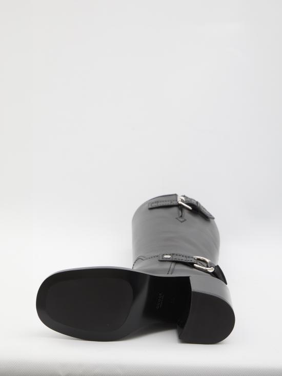 25FW 구찌 미드힐 부츠 834766AAE2C1000 BLACK - GUCCI