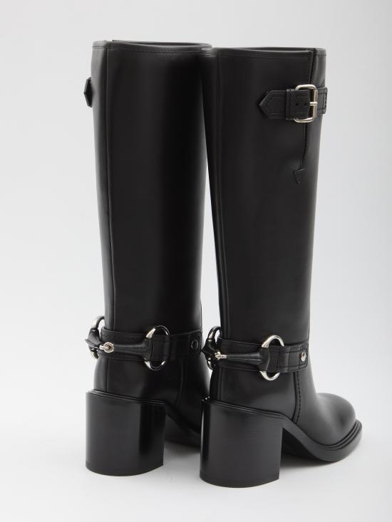 25FW 구찌 미드힐 부츠 834766AAE2C1000 BLACK - GUCCI