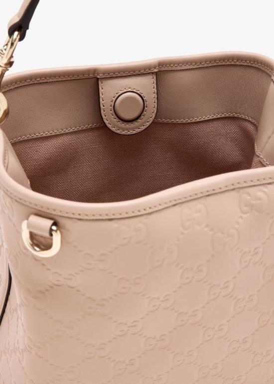 26SS 구찌 GG 엠블럼 스몰 버킷백 815118AAFDV5753 CAMEO - GUCCI