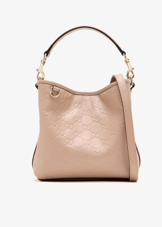 26SS 구찌 GG 엠블럼 스몰 버킷백 815118AAFDV5753 CAMEO