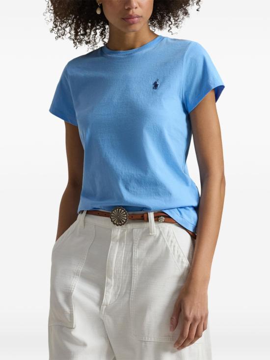 26SS 랄프 로렌 반팔 티셔츠 211B14605005CHATAMBLUE - RALPH LAUREN