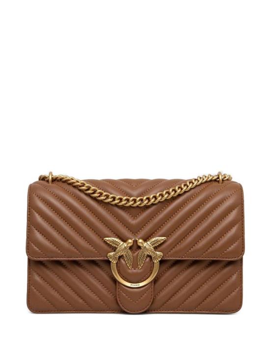 26SS 핑코 토트백 100941A0GKL17Q MARRONE ORO
