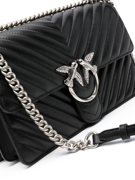 26SS 핑코 토트백 100941A0GKZ99O NERO SILVER - PINKO