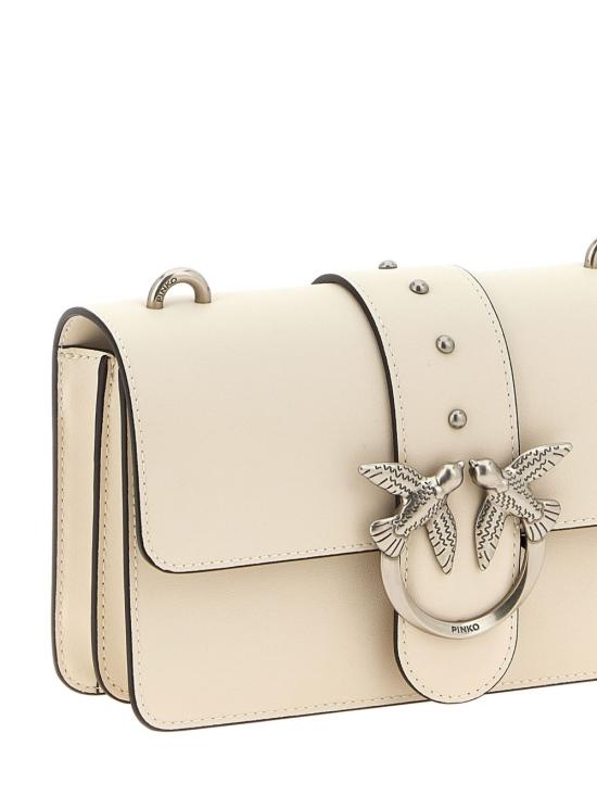 26SS 핑코 토트백 105856A0F1Z14O BIANCO SILVER - PINKO