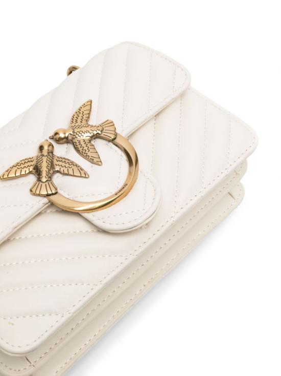 26SS 핑코 토트백 100074A0GKZ14Q BIANCO ORO - PINKO