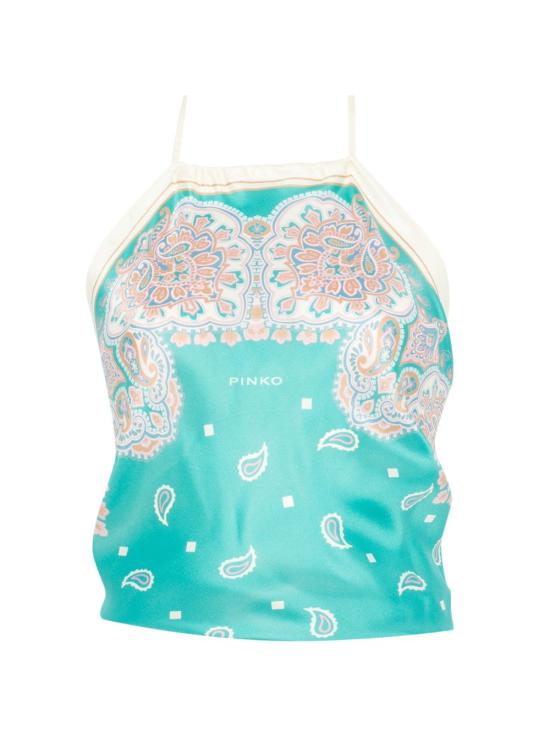 26SS 핑코 반팔 티셔츠 106732A38GSZ4 V DE B CO