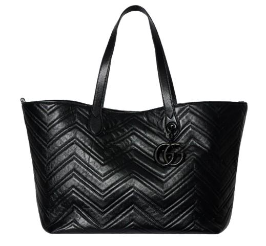 26SS 구찌 GG 마몽 라지 토트백 855392AAFS11000 BLACK